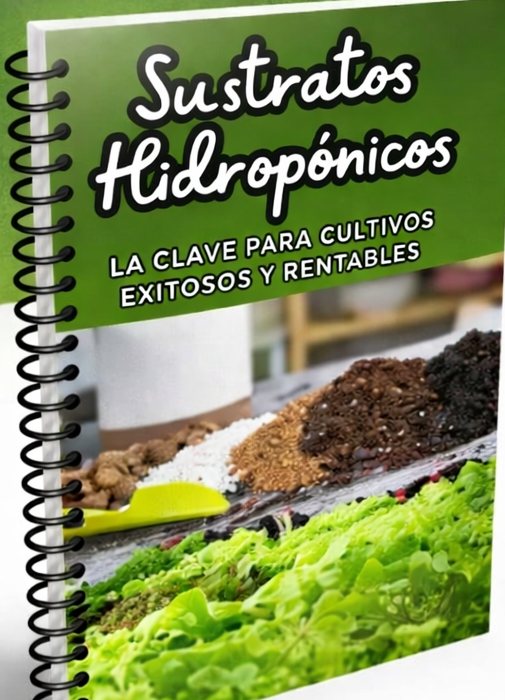 Portada del ebook Sustratos Hidropónicos: La Clave para Cultivos Exitosos y Rentables